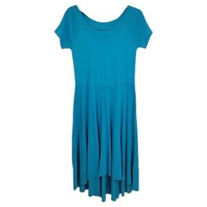 Soft‎ Surroundings Womens Maxi Dress Size Medium Short Sleeve Stretchy Pull On